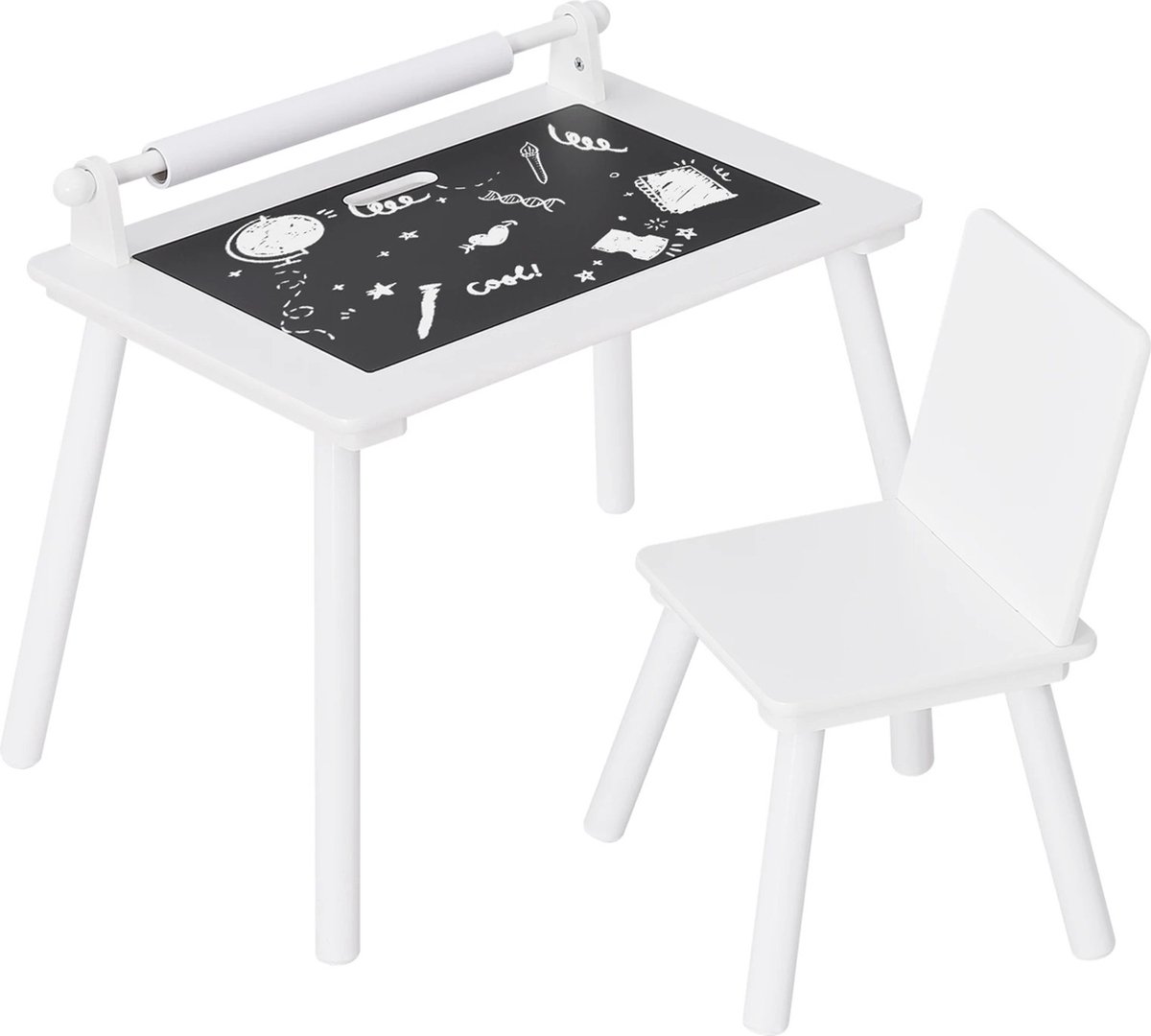 Empires Product Activiteiten Tafel -   - Voor Kinderen - Kindertafel - Kinderstoel - Peuters - Kleuters - 68 x 51,5 x 43 CM